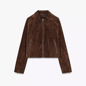 Zara 100% Suede Jacket
